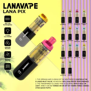 lana-pix-20000-puffs-商品規格及口味展示